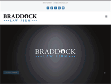 Tablet Screenshot of braddocklaw.com
